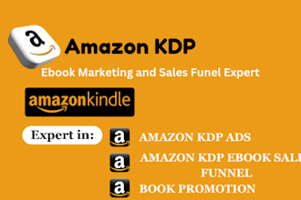 design amazon kdp ads, amazon kdp ebook sales funnel, book promotion