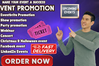 promote your event, webinar, show, resident advisor, ticket sales, eventbrite