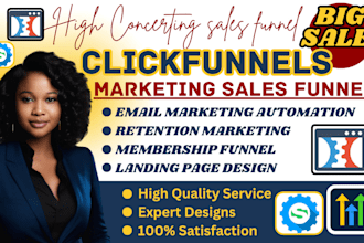 design clickfunnels landing page, gohighlevel funnelish, systeme io sales funnel