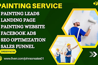 painting leads painting landing page painting website construction website