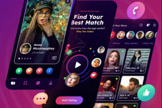 build ai dating app, tinder clone app, social chat app, match making app