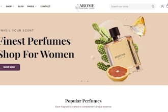 design perfume shopify perfume store fragrance store perfume website perfume