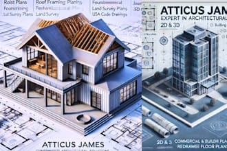 draw and redraw architectural floor plan house plan  mep blueprint survey plan