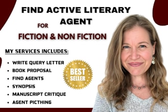 find active literary agents for fiction and non fiction manuscript