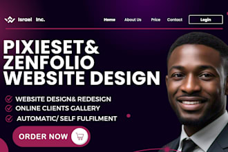 design zenfolio photography website, portfolio website, pixieset website