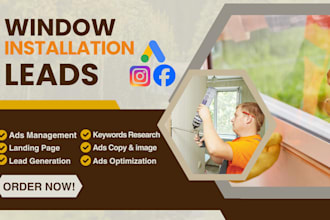 do google ads to generate door, window installation leads, window tinting leads