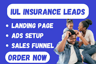 iul insurance leads iul insurance landing page life insurance website insurance