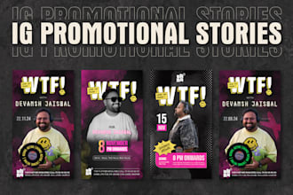 design instagram post and story graphics