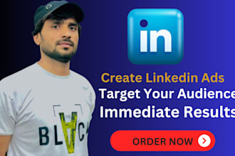 set up linkedin ads campaign with high quality linked in ads