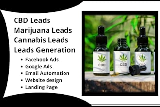 generate hot cbd leads cannabis leads weed marijuana leads cbd cannabis website