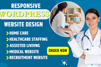 homecare,assisted living,medical, healthcare staffing recruitment agency website