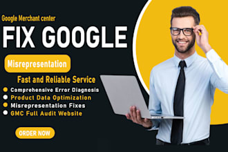 fix google merchant center misrepresentation, feed and product error