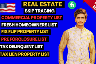 provide fresh homeowners, pre foreclosure leads with skip tracing
