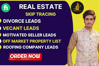 provide off market divorce leads and motivated seller leads with skip tracing