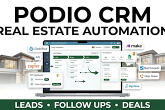 build podio CRM for real estate automation