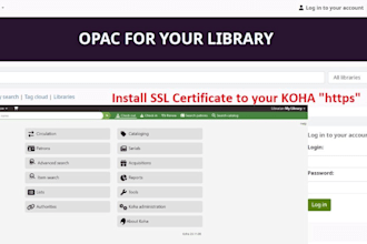 ssl certificate installation for your koha library management system