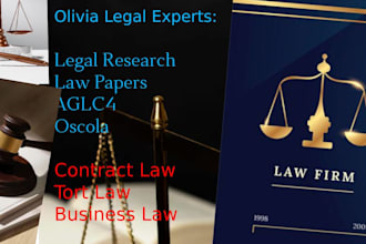 do law papers and legal research in oscola and aglc4