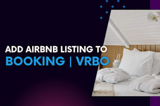 add your airbnb listings to booking com or vrbo and synchronize calendars