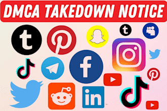 send dmca takedown notice on defaming,harassing,leaked onlyfans,reddit,yt,tiktok