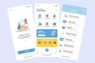 develop custom laundry app, dry cleaning app, home service app, handyman app