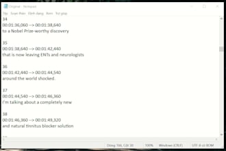create subtitles or srt file for your video