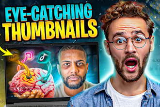 design viral clickbait youtube thumbnail within 1 hour