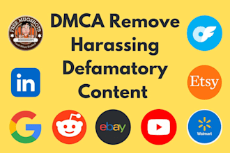 takedown harassing defaming content on google,reddit,lawsuit,tiktok,ig by dmca