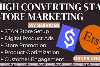 do stan store marketing stan setup stan store promotion etsy digital product ads