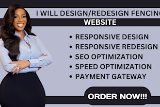 design fencing website lawn care website contractor website handyman website