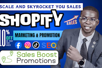 shopify dropshipping marketing, boost shopify store sales etsy promotion SEO ads