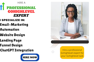 be your gohighlevel expert, ghl virtual assistant, gohighlevel sales funnel