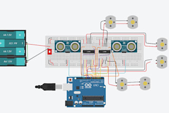 develop arduino programs and design prototypes in tinkercad