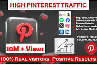 boost your products, website, blog exposure to my 10m pinterest audience