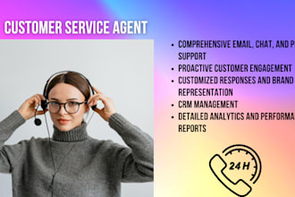 be your full time customer service agent or customer support