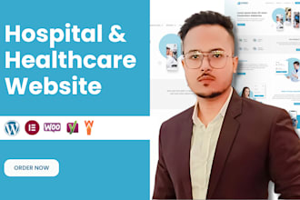 design professional medical, dental clinic, doctor or hospital website