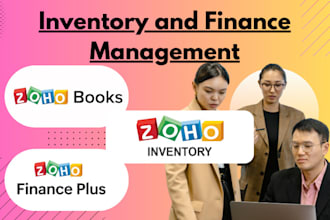 zoho inventory, books, finance plus, assist, billing, invoice, expense, contract
