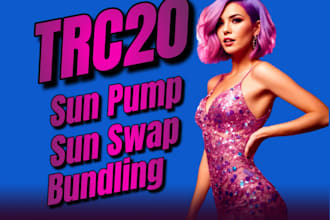 make tron launchpad and bot like sunpump, pinksale