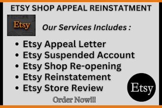do etsy shop reinstatement reopen etsy appeal letter suspension reactivation