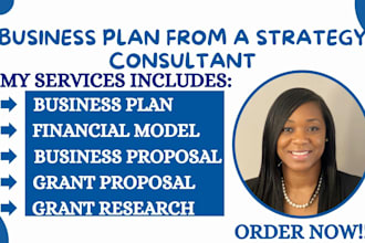 craft an investor business plan with marketing and financial model, proposal