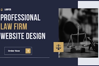 design professional law firm website, design lawyer website, law website