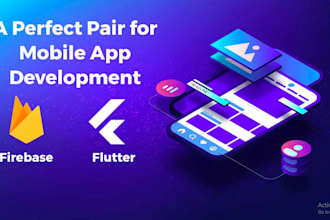 develop flutter mobile app, android, IOS mobile app development