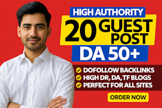 write and publish high da guest post, guest posting with SEO dofollow backlinks
