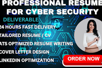 be your tech ,it ,cybersecurity resume, cover letter