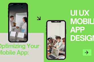 create ui ux design for mobile app using figma, website ui ux design
