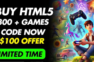 give 300 plus HTML5 games code