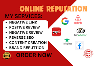push down negative links, online reputation management, reverse seo services