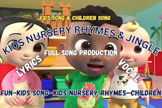 produce your school children song, kid music, adlib intro and nursery rhymes