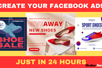 design a creative instagram and fb post or ad