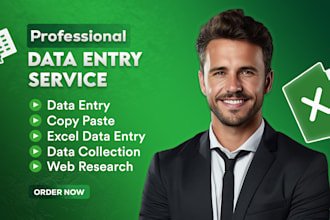 do data entry, copy paste, typing job, and web research
