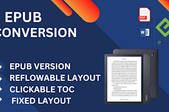 format, convert, your word document to pdf and epub kindle